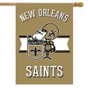 Briarwood Lane Retro New Orleans Saints House Flag NFL Double-Sided 28" x 40" - 2 of 3