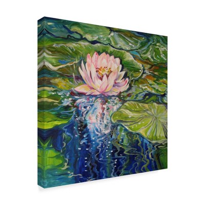 Trademark Fine Art -Marcia Baldwin 'Sweet Lotus' Canvas Art