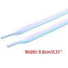 INSPIRE CHIC Wide Flat Gradient Colored Shoelaces for Sneakers 1 Pair - 3 of 4