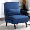 MAYEERTY 26¡± Folding Arm Chair Lounge 4-in-1 Convertible Sofa Bed - 2 of 4