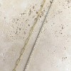 Adornia 14k Gold Plated Tennis and Paperclip Chain Bracelet Set - 3 of 4