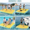 AMERLIFE Inflatable Floating Dock with Non-Slip Surface, Detachable Ladder - 4 of 4