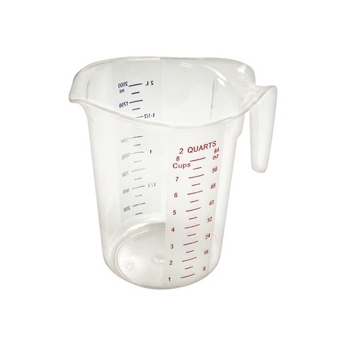 Winco Measuring Cup with Color Graduations, Polycarbonate - image 1 of 2