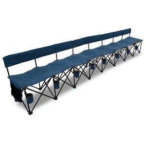 GoTEAM! Multi Seat Portable Folding Team Bench - 1 of 4