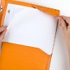 Five Star 2 Pocket Plastic Folder with Prongs Orange - 3 of 4