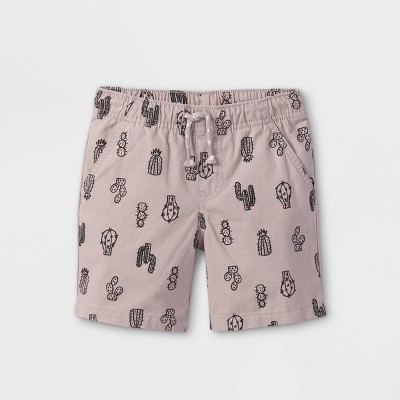 Toddler Boys' Woven Pull-On Shorts - Cat & Jack™ Blush 5T