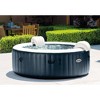 Intex PureSpa Plus 6 Person Portable Inflatable Hot Tub Jet Spa with Cover, Navy - image 3 of 4