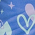 chicory blue doodle hearts
