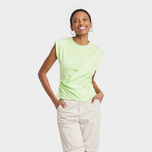 Women's Long Sleeve Slim Fit Crewneck T-shirt - A New Day™ : Target