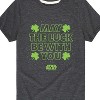 Boys' - Star Wars - St. Patricks Day May Luck Be With You Short Sleeve Graphic T-Shirt - 2 of 4