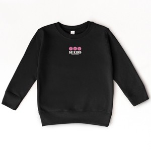 The Juniper Shop SmileyWorld Embroidered Be Kind Turning Smiles Toddler Sweatshirt - 1 of 4