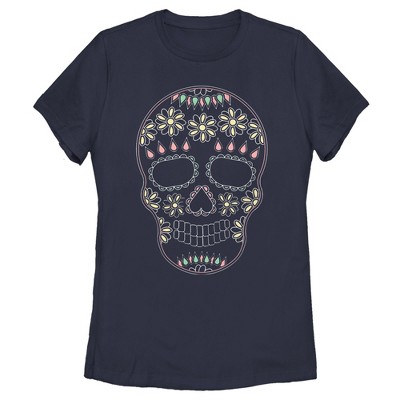 American Football Sugar Skull Women's T-Shirt