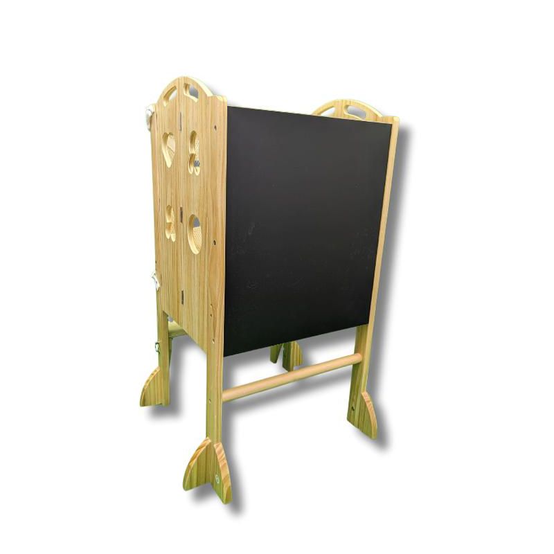 Avenlur Plum - 3 in 1 Foldable Kitchen Tower, Step Stool and Chalkboard, 3 of 8