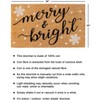 RugSmith Black Machine Tufted Merry & Bright Doormat - 3 of 4