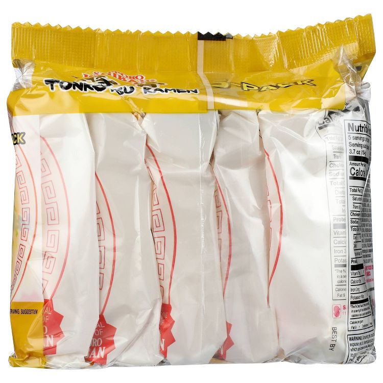 Sapporo Ichiban Japanese Tonkotsu Ramen Noodles - 18.5oz/5ct, 4 of 5