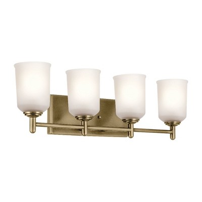 Kichler Lighting Shailene 4 - Light Vanity in  Natural Brass
