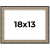 PosterPalooza | Ornate Silver Picture Frame - UV Acrylic, Backing Board, Hanging Hardware Included - 2 of 4