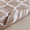 20" x 60" Marrakesh Collection Beige 100% Polyester Reversible Runner Bath Rug - Better Trends - 3 of 3