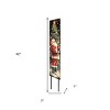 HomeRoots 42" Black Red And Green Christmas Santa Solid Wood Garden Stake - 3 of 4