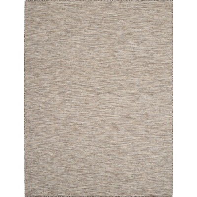 Positano Classic Beige Rectangular 7' x 10' Easy-Care Outdoor Rug