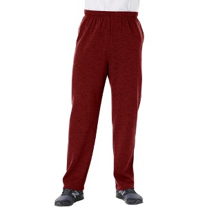 KingSize Men's Big & Tall Fleece Open-Bottom Sweatpants - 1 of 4