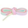 INSPIRE CHIC Three Colors Gradient Flat Shoe Laces for Sneakers 1 Pair - 2 of 4