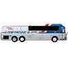 1984 Eagle Model 10 Motorcoach Bus "Greyhound Package Express" White and Blue 1/87 (HO) Diecast Model by Iconic Replicas - 2 of 3