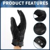 Unique Bargains Motorcycle Gloves Motorbike Dirt Bike Bicycle Racing ATV UTV Sheep Leather 1 Pair - 4 of 4