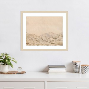 Amanti Art Twilight Mountain Peaks III by Grace Popp Wood Framed Wall Art Print - 1 of 4