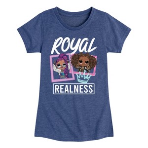 Girls' - LOL Surprise! - Royal Realness Fitted Short Sleeve Graphic T-Shirt - 1 of 4