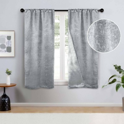 Bohemian Textured Room Darkening Semi-Blackout Curtains, Set of 2 by Blue Nile Mills