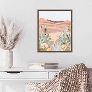 Amanti Art Warm Sunbaked Desert II by Laura Marr Framed Canvas Wall Art Print - 1 of 4