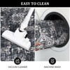 Washable Vintage Rug Non Slip Low Pile Rug Soft Retro Throw Floor Cover Foldable Indoor Carpet for Living Room Bedroom Playroom Nursery - 4 of 4