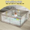 Fodoss Baby Playpen with Mat ，59 x71 In Playpen for Babies and Toddlers, Indoor & Outdoor Activity Center, Safety Baby Fence - 3 of 4