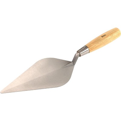 Bon Tool 73-237 Blocklayer Trowel - Steel Narrow London 10-inch Wood Handle