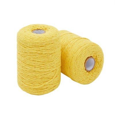 Bright Creations 2 Pack 2mm Yellow Twine String for Crafts and Gift Wrapping (1300 ft)