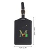 Unique Bargains Letter Luggage Tag Black 1 Pc - 2 of 4