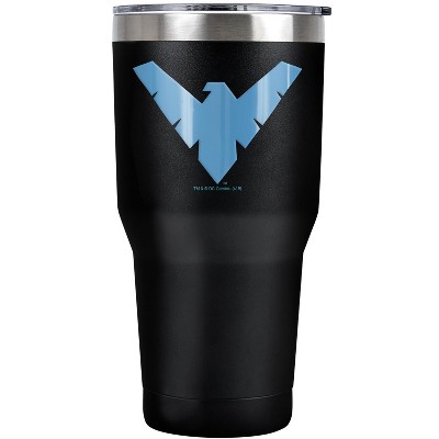 Batman Nightwing Logo Steel Tumbler 30oz Coffee Travel Mug