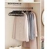 SONGMICS Coat Hangers Non-Slip Clothes Hangers Space-Saving Plastic Hangers 360°Swivel Rose Gold Hook - 2 of 4