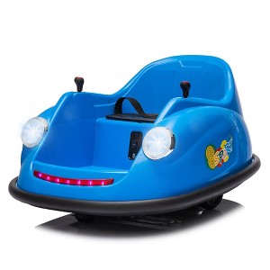 Ride On Electric Bumper Car for Kids & Toddlers, 12V Battery Car for Kids W/Parent Remote - 1 of 4