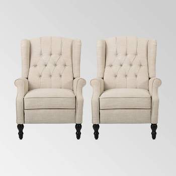 O'leary Traditional Recliner Beige - Christopher Knight Home : Target