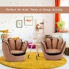 Infans Kids Sofa Five Finger Armrest Chair Couch Children Living Room Toddler Gift - 3 of 4
