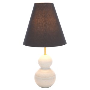 Evadne 22" Marble Table Lamp - TBL3005 - Black/White - Safavieh - 1 of 4