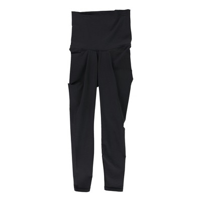 Reebok Womens Solid Compression Athletic Pants