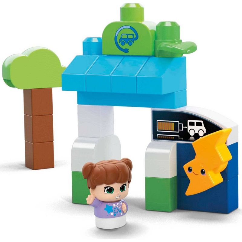 MEGA BLOKS Toy Blocks Charge &#38; Go Bus with 2 Figures - 34pcs, 6 of 8