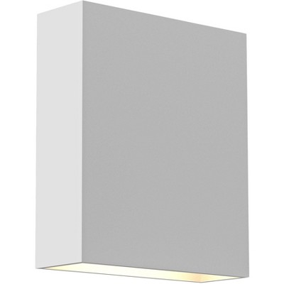 Sonneman Inside Out Flat Box™ 7" High White LED Outdoor Wall Light