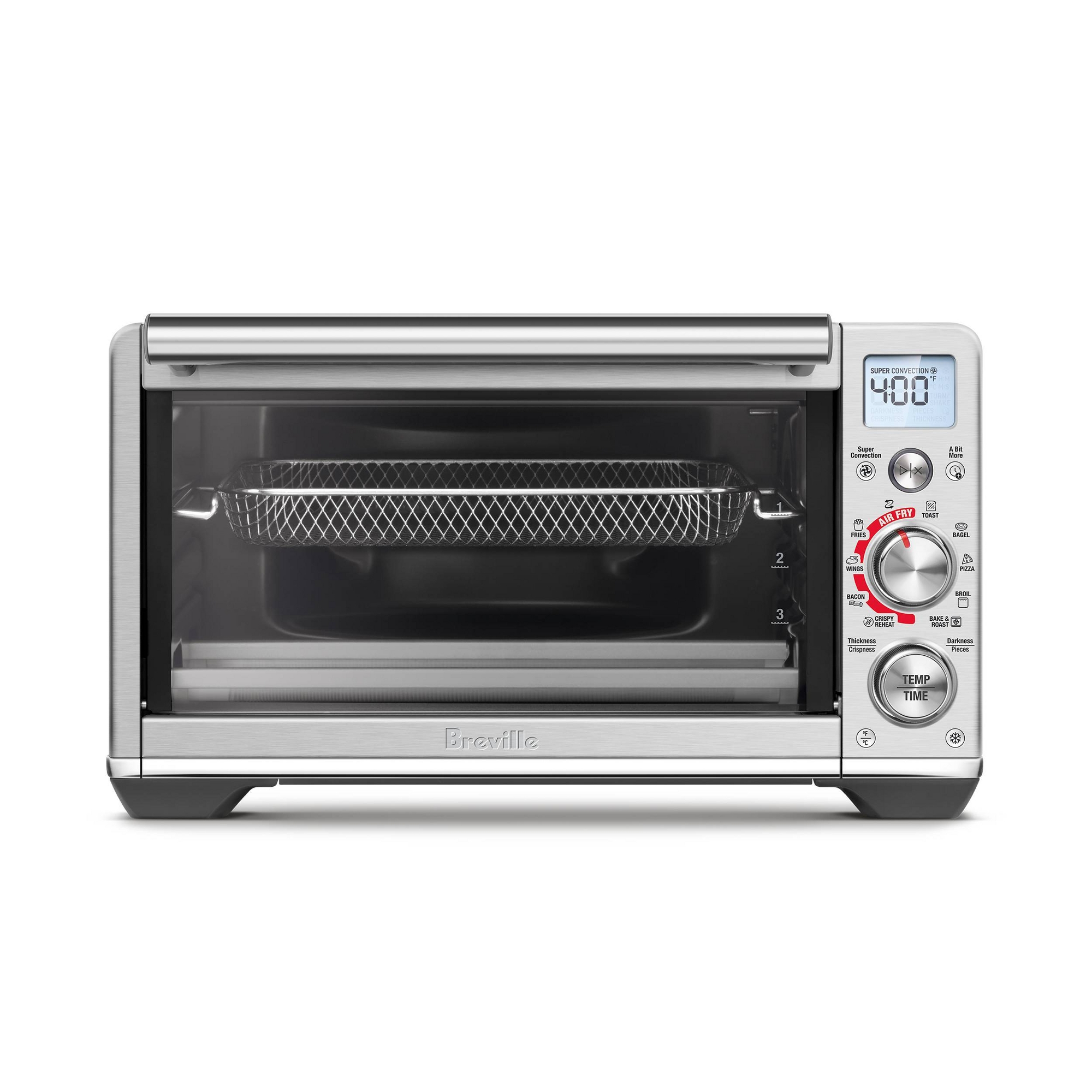 Breville The Smart Oven Air Fryer Compact Silver BOV680BSS1BUC1