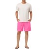 TATT 21 Men's Summer Solid Color Beach Drawstring Waist Mesh Lining Swim Shorts - image 2 of 4