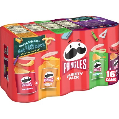 Pringles Grab And Go Variety Pack - 22oz/16ct