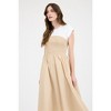 August Sky Women's Layered Effect Smocked Midi Dress - 4 of 4